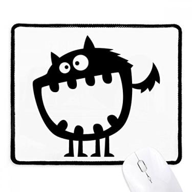Imagem de Mousepad de monstro de boca grande Universo e alienígena Tapete de borracha para jogos