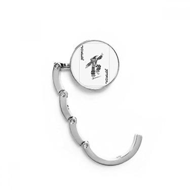 Imagem de Gancho de mesa padrão Coringa preto, gancho de mesa, extensão dobrável