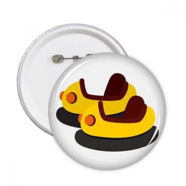 Imagem de Para-choque carro ilustração de parque de diversões pinos redondos emblema decoração de roupas 5 peças presente