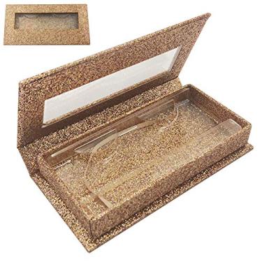 Imagem de HBZGTLAD 10 peças quadrados de cílios postiços caixa de embalagem de cílios postiços 3D de vison, cílios postiços, caixa magnética, cílios vazios (02)