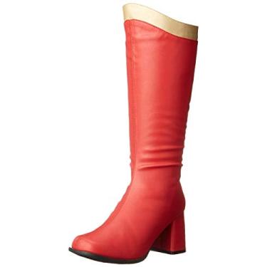 Imagem de Bota feminina Ellie Shoes 300 Super Boot, Red/Gold, 6