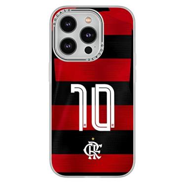 Imagem de Capa Deluxe Slim Fosca Gocase Compatível com iPhone 14 Pro (6.1 Pol) (Flamengo Uniforme 1 2023)