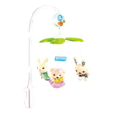 Imagem de Móbile Musical Eletrônico Giratório Ursinhos Baby Style Bebê