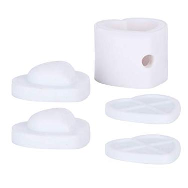 Imagem de Molde DIY de couro molde de artesanato molde de escultura de coração material plástico molde de moldagem manual modelo ferramentas de escultura