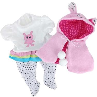 Roupa Para Boneca Bebe Reborn Coelho Com Bolinha Rosa - Shiny Toys - Bonecas  - Magazine Luiza