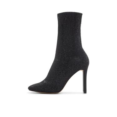 Imagem de ALDO Bota feminina de cano curto Delylah, Preto, 8.5