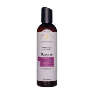 Imagem de Shampoo Hidratação E Nutrição Aromatherapy Via Aroma - 240ml