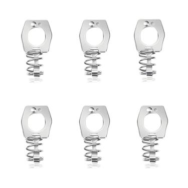 Imagem de RVPNR 6 peças de trava para aquecedor de água, trava de porta de metal para aquecedor de água, capa de aquecedor de água quente para trailer, fecho de trava de porta, inoxidável.