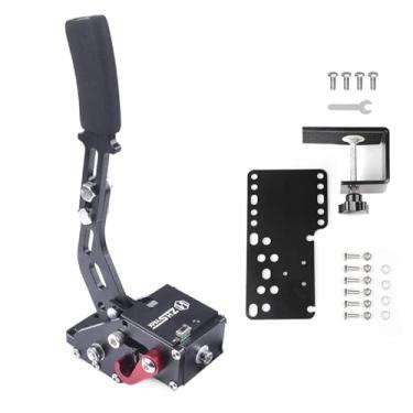 Imagem de ZHSYMX PC/PS4/PS5 USB Handbrake, Compatible com Logitech G29, PS4/PS5 e PC, com Clip e Placa de Fixação