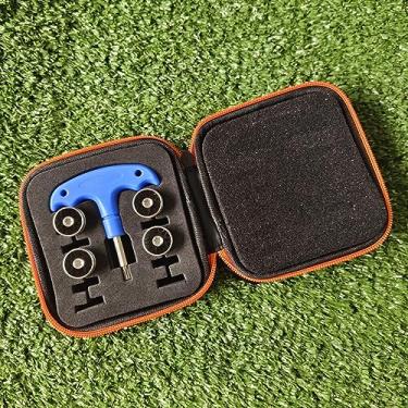 Imagem de Kit de ferramentas de chave inglesa de pesos de golfe preto para Odyssey Stroke Lab, O-Works Putters 2 x 25 g 2 x 30 g
