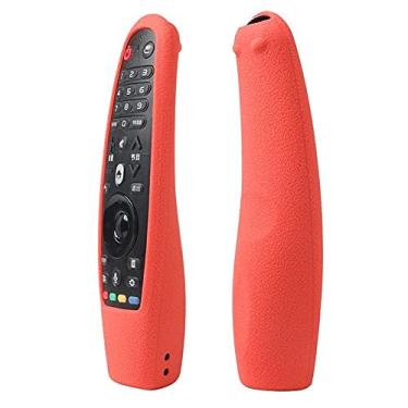 Imagem de Capa de silicone macio preto/azul/vermelho para controle remoto LG 3D Smart TV AN-MR600 Magic