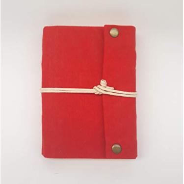Imagem de Diários de Viagem em Lona Caderno de Bolso (Vermelho)