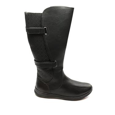 Imagem de Bota Feminina Comfortflex Cano Alto Flat Preto 35