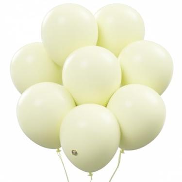 Imagem de AFTERLOON® Biodegradable Balloons 24 pcs Pastel Yellow 12 Inch, Matte Color Thickened Extra Strong Latex Helium Float, Colorful Bulk Color ballon baloon Globos Para Decoration De Fiestas Kids