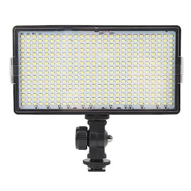 Imagem de Luz de vídeo LED BORDSTRACT 30w, 416 luzes brilhantes de câmera de tela plana (enviadas sem bateria), adequadas para estúdios de fotografia, transmissão ao vivo e gravação de vídeo