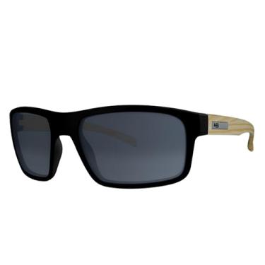 Imagem de HOT BUTTERED - Óculos de Sol HB OVERKILL- Proteção UV 100%, Óculos Escuros Masculino e Feminino, Armação e Hastes Resistentes - Preto Esportivo, Lente Fumê Escuro