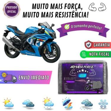 Imagem de Capa Pra Moto SUZUKI GSX-R1000 Sem Forro 100% Impermeável Armada Force