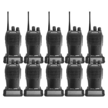 Imagem de Kit 10 Radio Comunicador Walk Talk 16 Canais Profissional Baofeng 777s