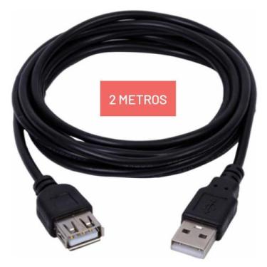 Imagem de extensor usb macho para usb fêmea 2 metros  - itiblue