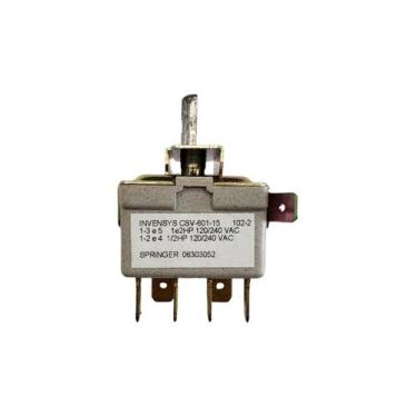 Imagem de Chave Seletora Springer 6 Posições Quente e Frio 7 a 30.000 BTU/h