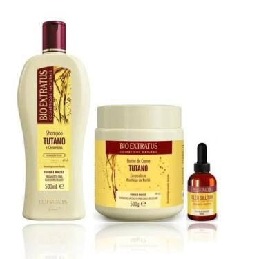 Imagem de Bio Extratus Tutano Shampoo 500ml+Mácara 500g+Oleo Sillitan 40ml