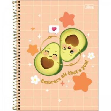 Imagem de Caderno De 01 Materia Feminino Abacute 80fls Capas Sortidas - Tilibra