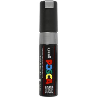 Imagem de Caneta Uniball Posca Pc-8k Escolha a Cor , SILVER