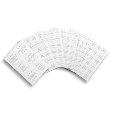 Imagem de Adesivos Transparente Pote De Tempero E Condimentos Redondo - PRESENTE