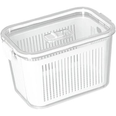 Imagem de Pote hermético slim multiuso com cesto 1780ml - Branco - PARAMOUNT