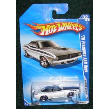 Imagem de HOT WHEELS 2010 MUSCLE MANIA 02 OF 10 WHITE '70 PLYMOUTH AAR CUDA
