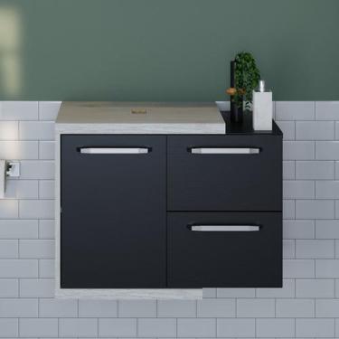 Imagem de Armario Gabinete Nexus 65P Contemporâneo - Compace