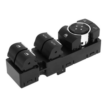 Imagem de A ABSOPRO Interruptor de janela elétrica Nº BB5Z14529BA Interruptor de controle de janela lateral do motorista dianteiro esquerdo para Ford Explorer Taurus Polícia Interceptor Sedan Preto