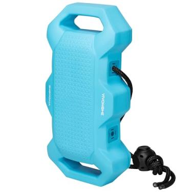 Imagem de VIVOHOME Guarda-lama de EVA para barco, 1 pacote para ancoragem, para-choque de barco com corda de nylon e trava fixa para iates, botes à vela, barcos baixo, azul