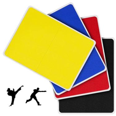 Imagem de Zamfoot Pacote com 4 tábuas requebráveis, artes marciais, tábuas quebráveis de karatê, tábuas de quebra de taekwondo para crianças, pranchas de karatê para crianças quebrando, equipamentos de