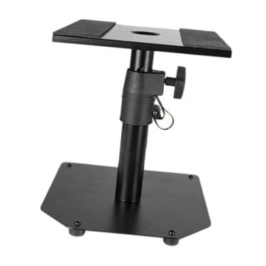 Imagem de simhoa Suporte de áudio para estúdio, suporte para caixas de som, estrutura em metal com regulagem, without C Clamp