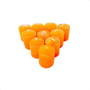 Imagem de Kit 12 Velas Votiva Rechaud Citronela 4cm Decoração Aromática Repelent
