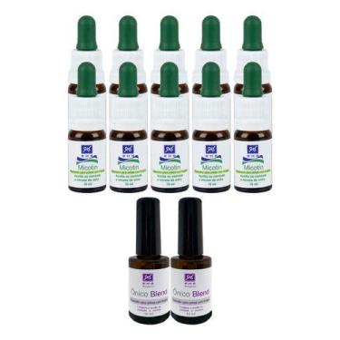 Imagem de Kit 10 Micotin 10ml + 2 Ônico Blend 10ml Pincel - RHR Cosméticos