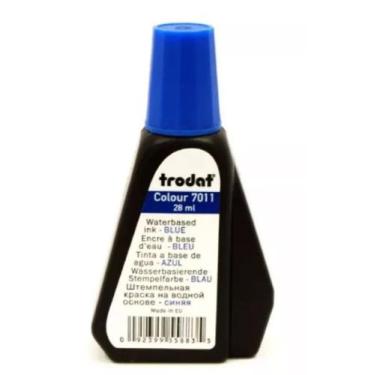 Imagem de Tinta para Carimbo 28ml Azul Trodat, Unico