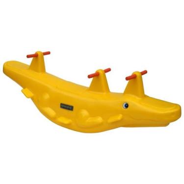 Imagem de Gangorra Crocodilo 3 lugares Ranni Play - Ranni Play , Amarelo