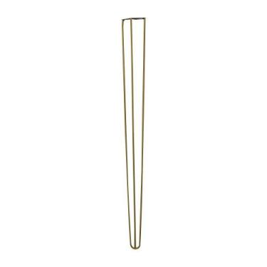 Imagem de Pé de Metal 90 CM Hairpin Legs Aparador e Mesa de Canto Dourado G41 - 