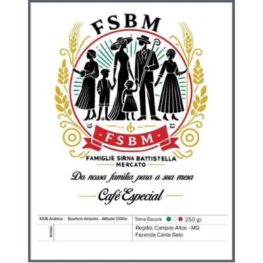 Imagem de Café Bourbon Famiglie Sirna Battistella Mercato