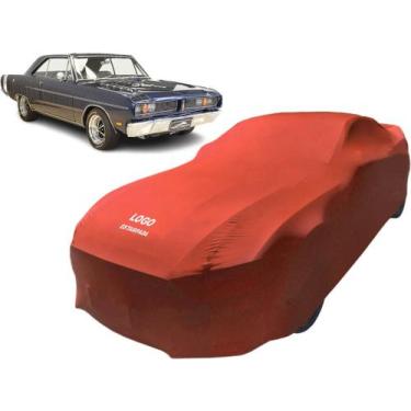 Imagem de Capa De Tecido Lycra Automotiva Dodge Dart Antigo - Mz, Vermelha