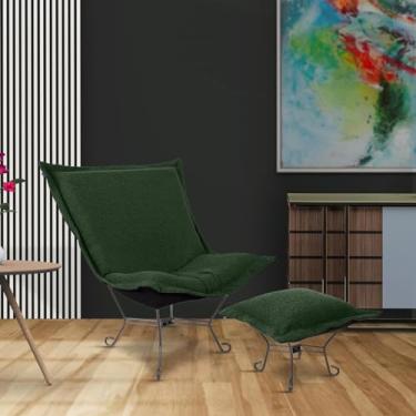 Imagem de Howard Elliott Capa e almofada para puff roll-floresta/preta