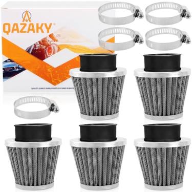 Imagem de QAZAKY 5 peças 38mm 39mm 40mm 1,5" limpador de filtro de ar para 50cc 90cc 110cc 125cc 150cc 200cc GY6 motocicleta ATV Scooter Quad Go Kart Moped Dirt Racing Bike Kawasaki Yamaha Suzuki Baja TaoTao