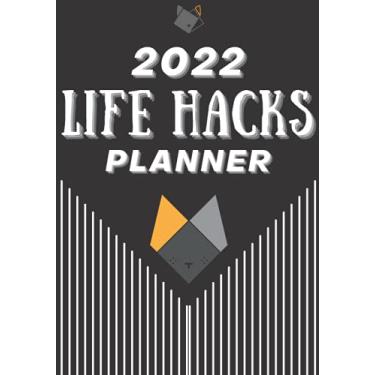 Imagem de 2022 Life Hacks Planner: A Planner for Every Part of My Life - Techno Cat Design (2022 Entire Life Schedule)