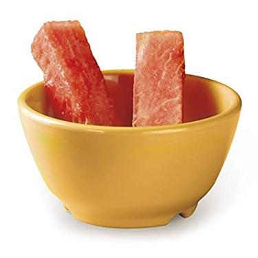 Imagem de GET B-525-TY-EC Tigela de melamina sem aro para frutas/sobremesa, 473 ml, amarelo tropical (conjunto com 4)