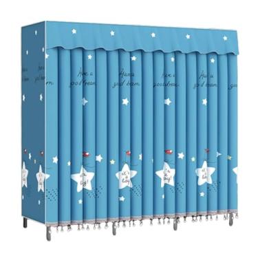 Imagem de Guarda-roupa Armário portátil para pendurar roupas, armário temporário para sala de estar, lindo armário de armazenamento para quarto armário