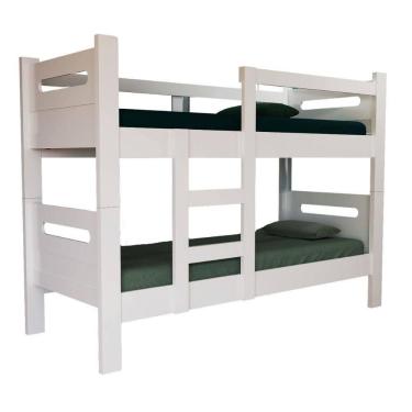 Imagem de Beliche Amanda Solteiro Com Cercado E Escada Pronta