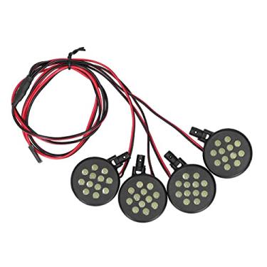 Imagem de Faróis de LED para carro RC Lotus Shape Receiver Power Light compatível com veículos em escala HPI Rovan Baja 5B 1 5