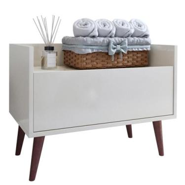 Imagem de Gabinete para Banheiro Grécia Armário Multiuso Organizador com Porta -